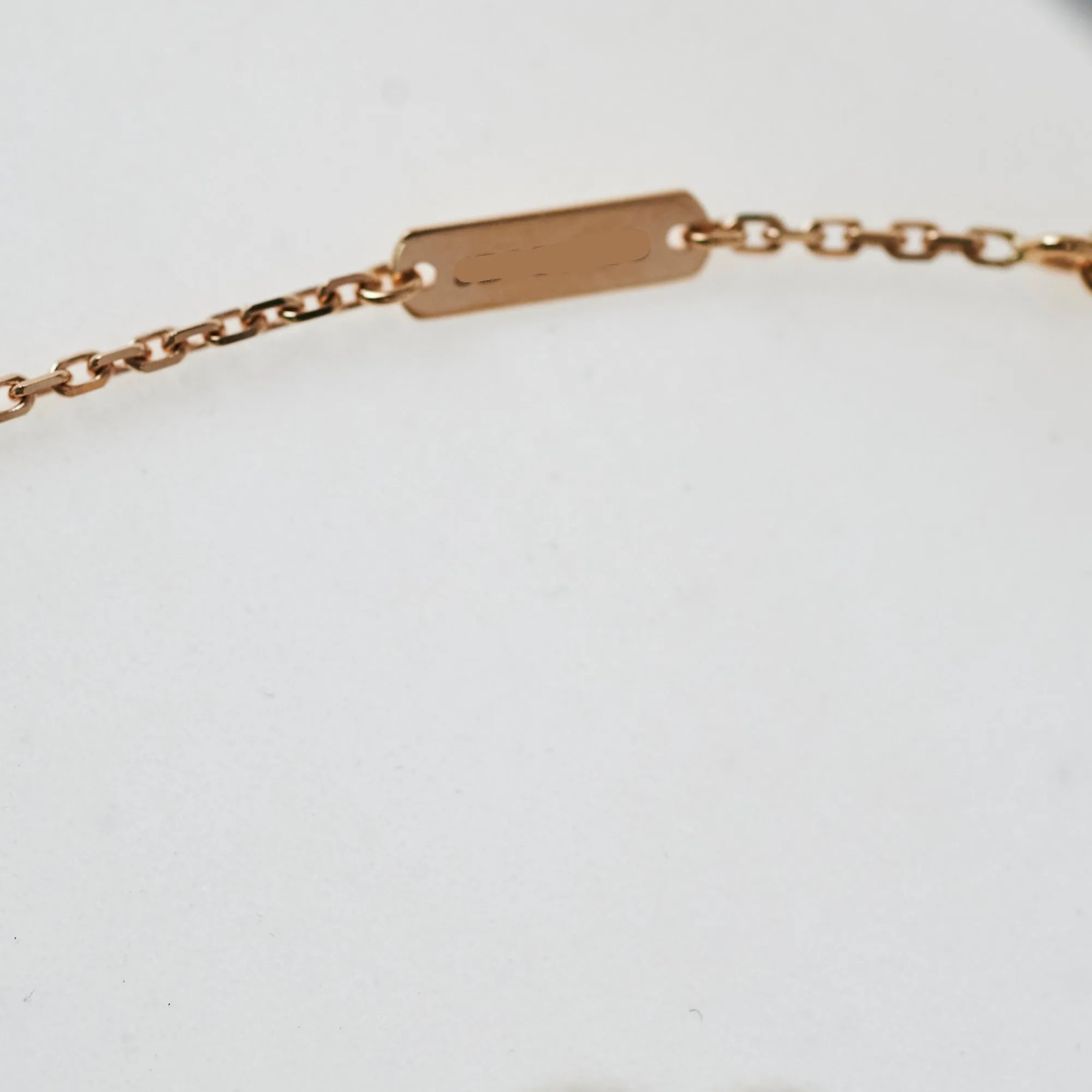 Van Cleef & Arpels Vintage Alhambra Grey Mother of Pearl Necklace