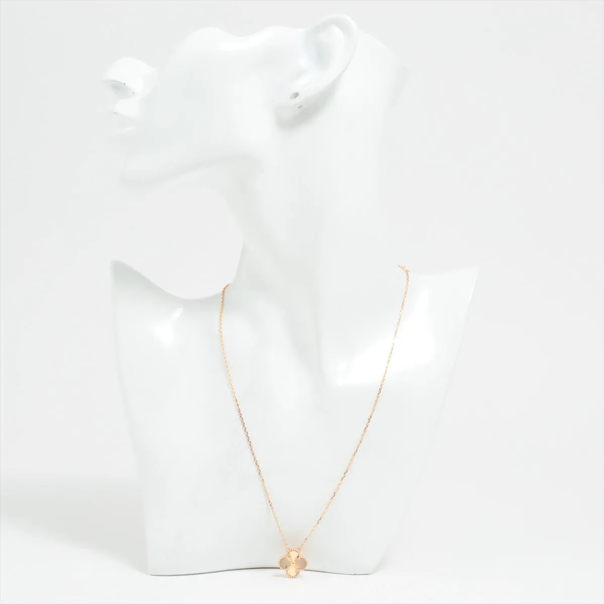 Van Cleef & Arpels Vintage Alhambra Guilloche Gold 2023 Necklace