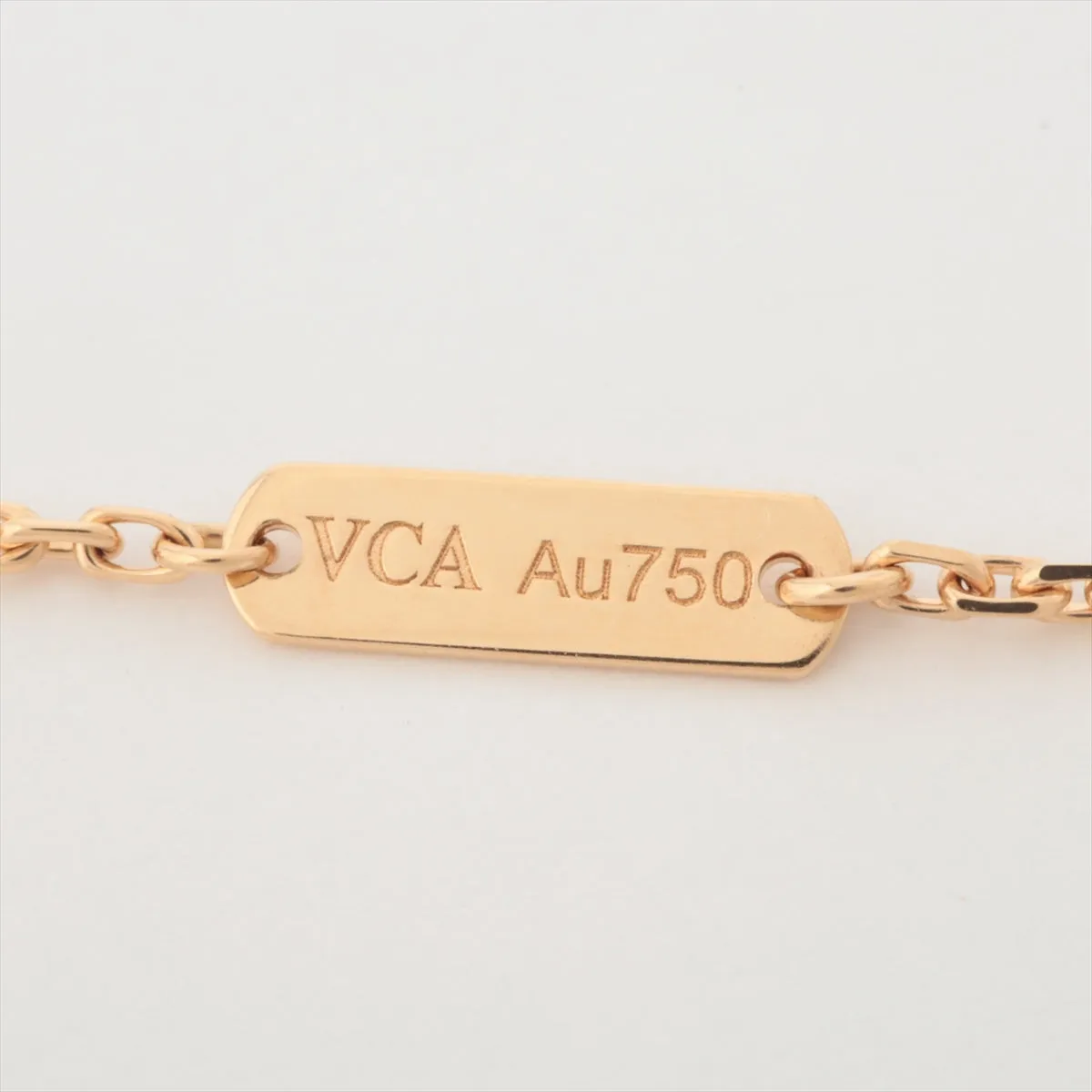 Van Cleef & Arpels Vintage Alhambra Guilloche Gold 2023 Necklace