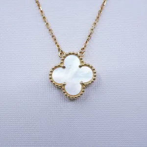 Van Cleef & Arpels Vintage Alhambra Mother of Pearl MOP Necklace