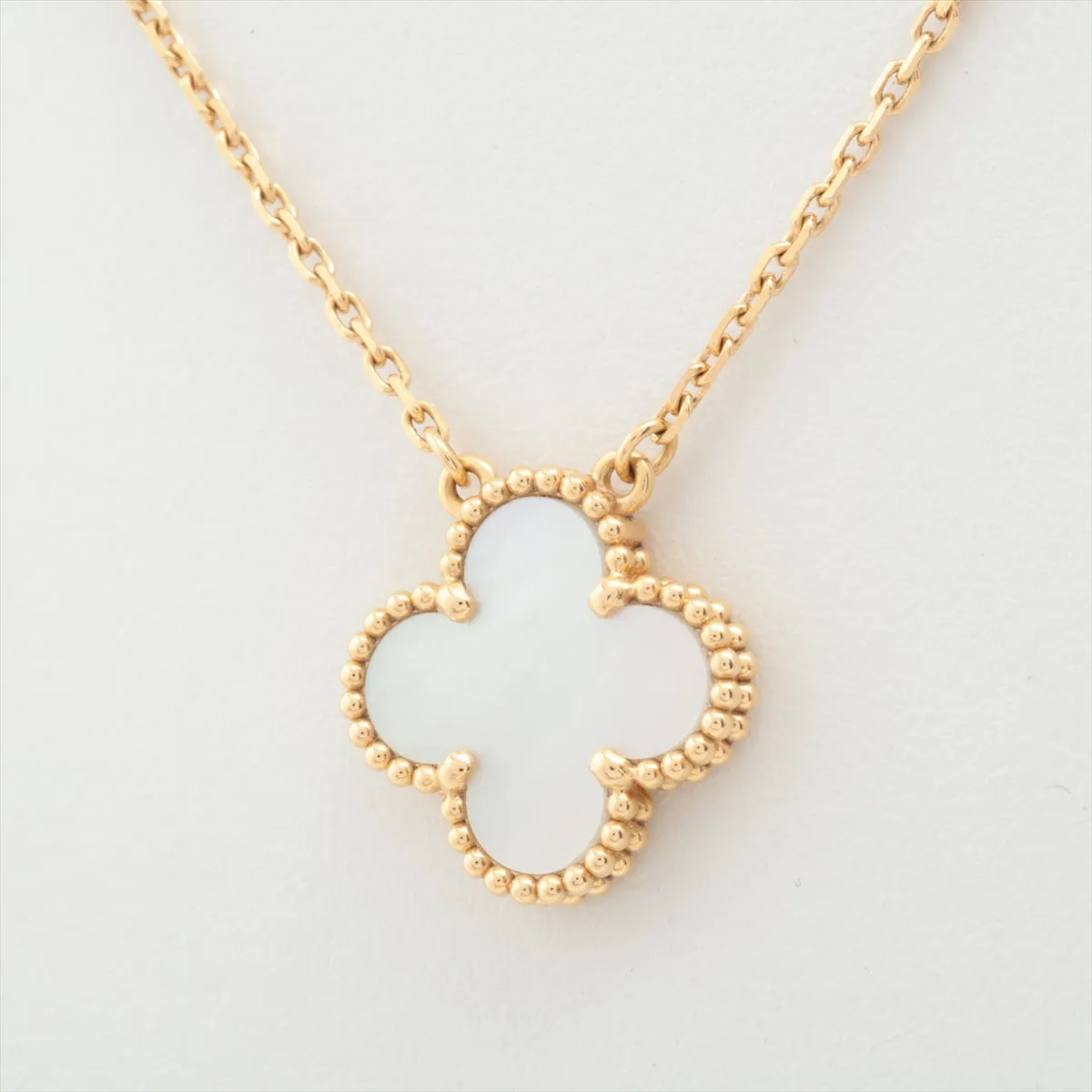 Van Cleef & Arpels Vintage Alhambra Mother of Pearl Necklace