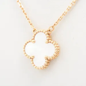 Van Cleef & Arpels Vintage Alhambra Mother of Pearls MOP Necklace - 2023