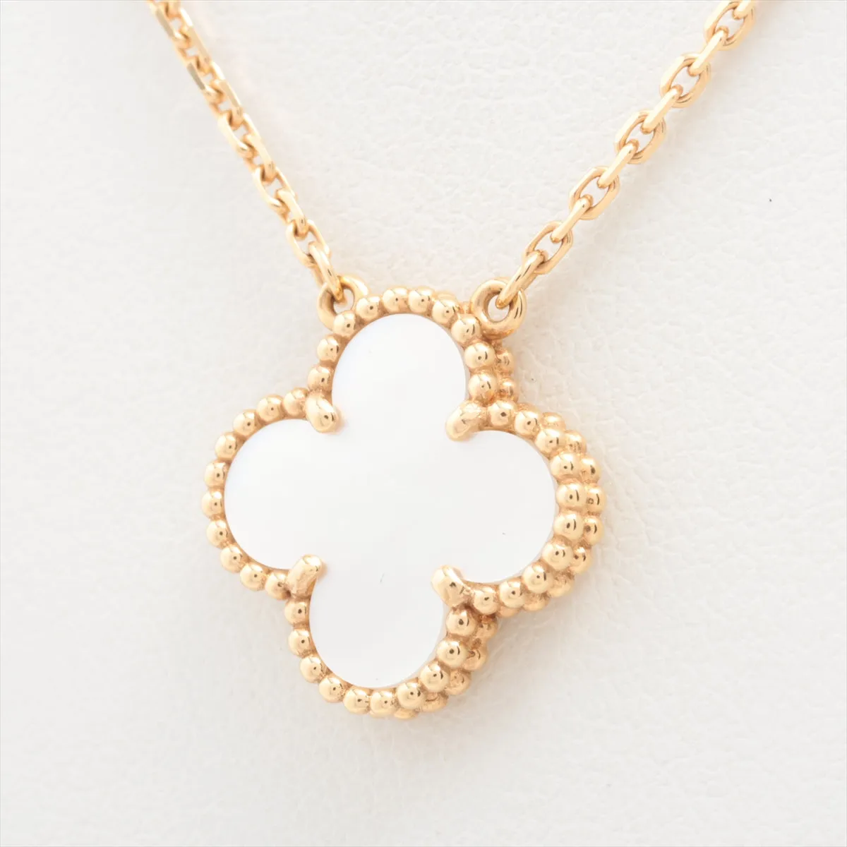 Van Cleef & Arpels Vintage Alhambra Mother of Pearls MOP Necklace - 2023