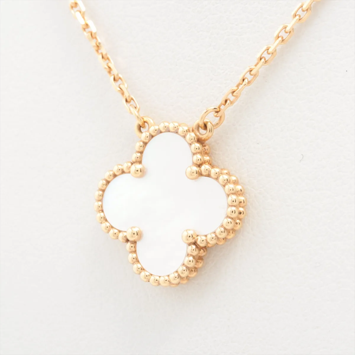 Van Cleef & Arpels Vintage Alhambra Mother of Pearls MOP Necklace - 2023