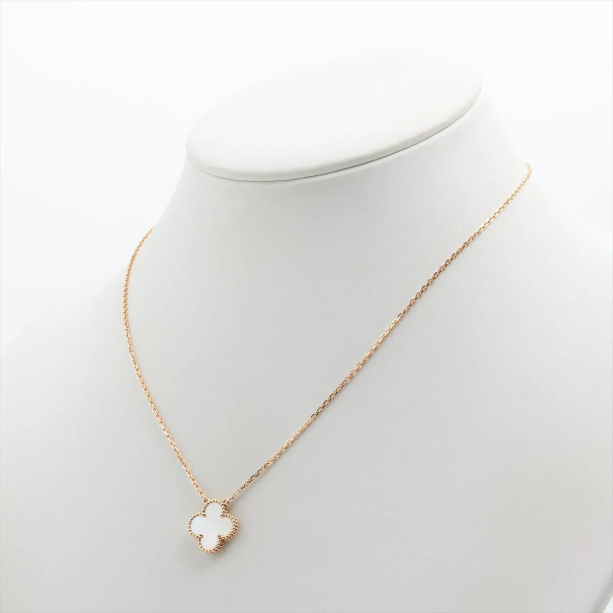 Van Cleef & Arpels Vintage Alhambra Mother of Pearls MOP Necklace - 2023