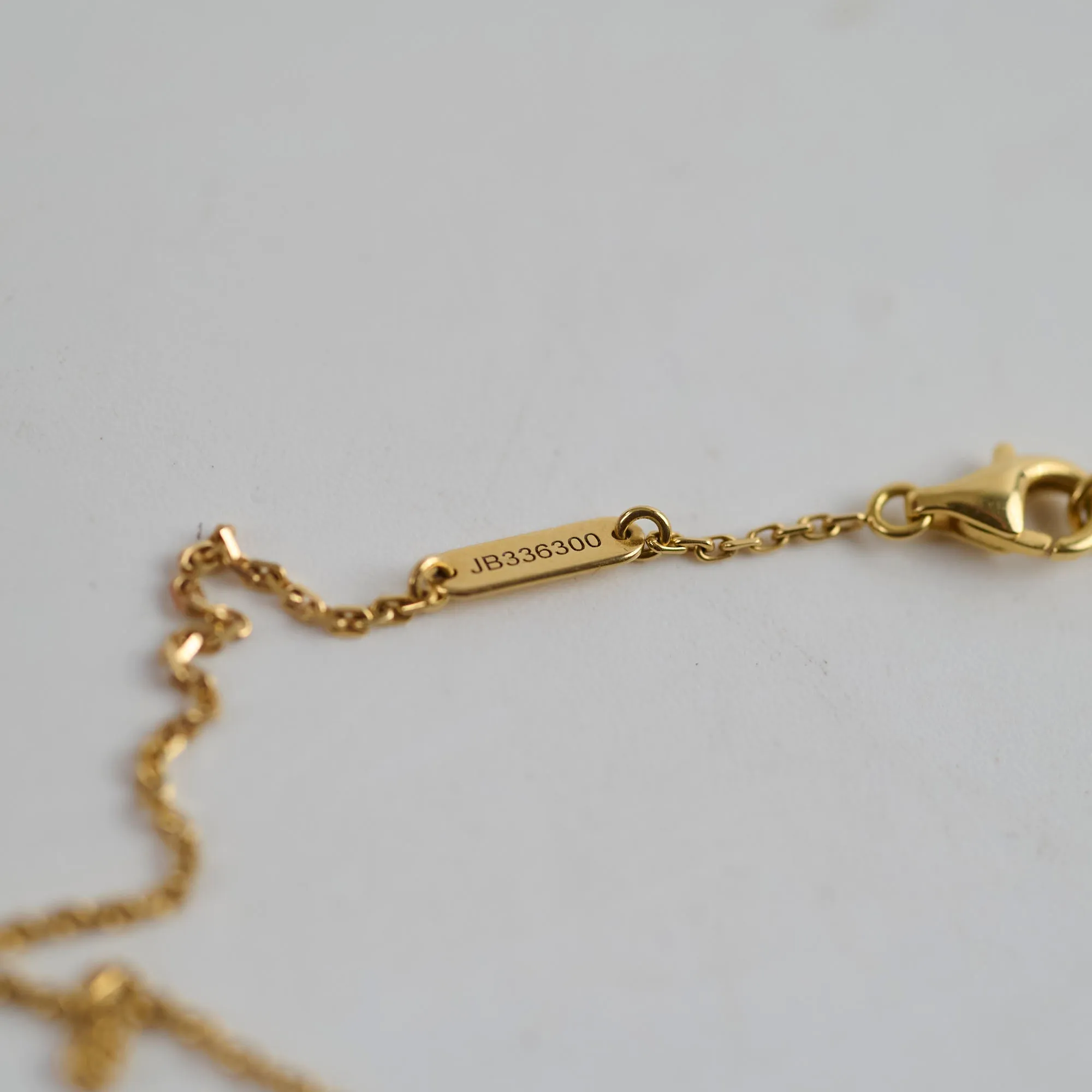 Van Cleef & Arpels Vintage Alhambra Onyx Necklace `
