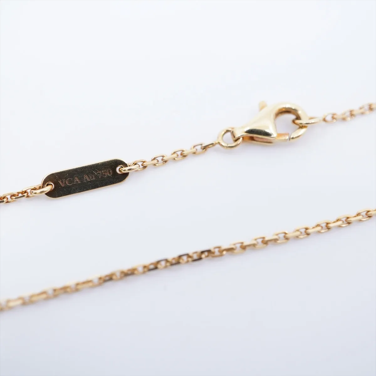 Van Cleef & Arpels Vintage Alhambra Onyx Necklace