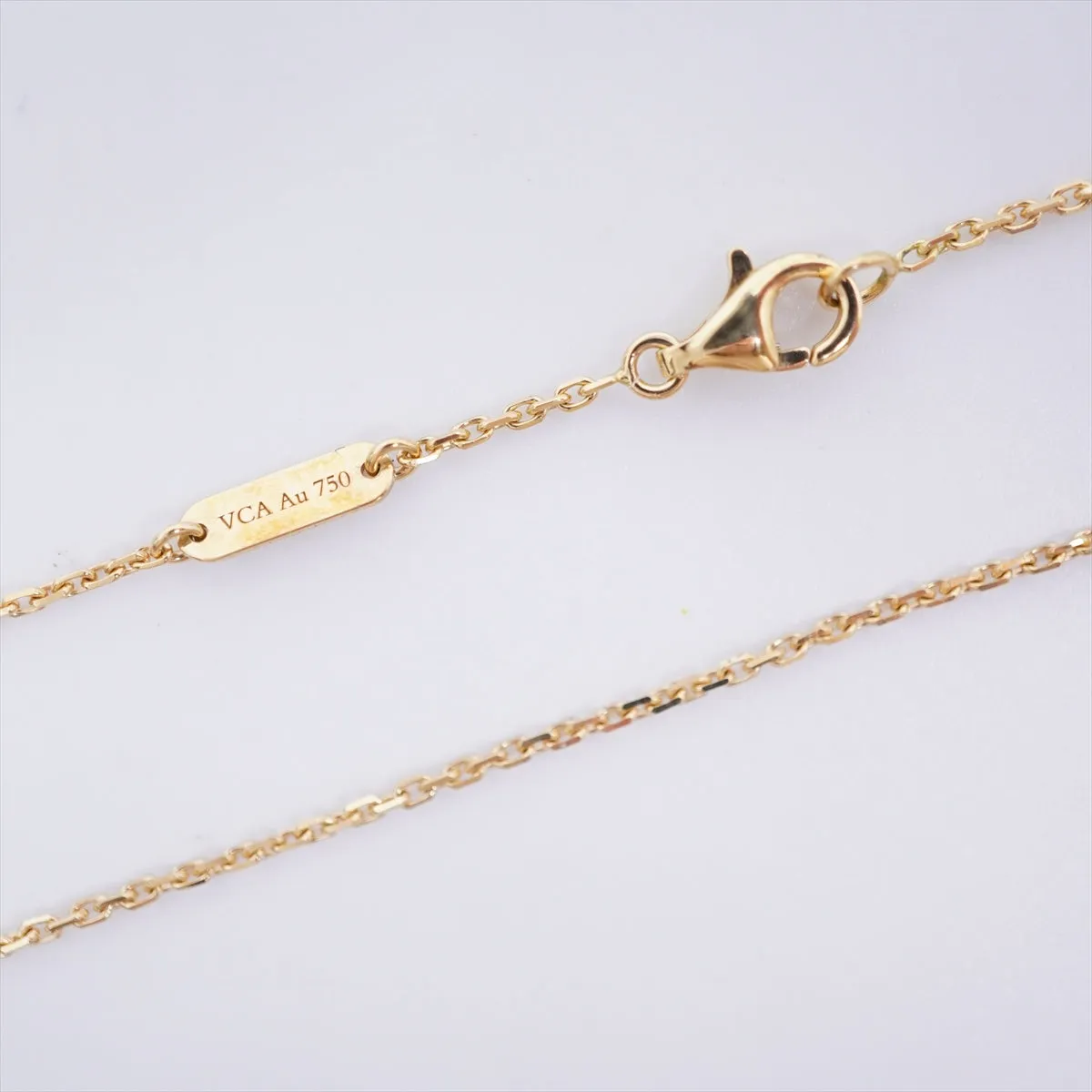 Van Cleef & Arpels Vintage Alhambra Onyx Necklace