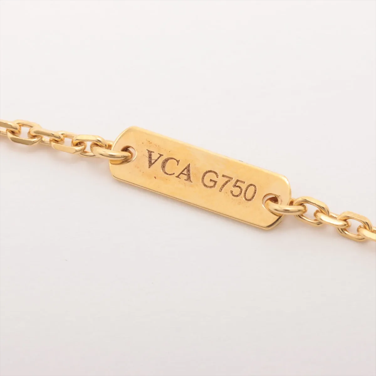 Van Cleef & Arpels Vintage Alhambra Onyx Necklace