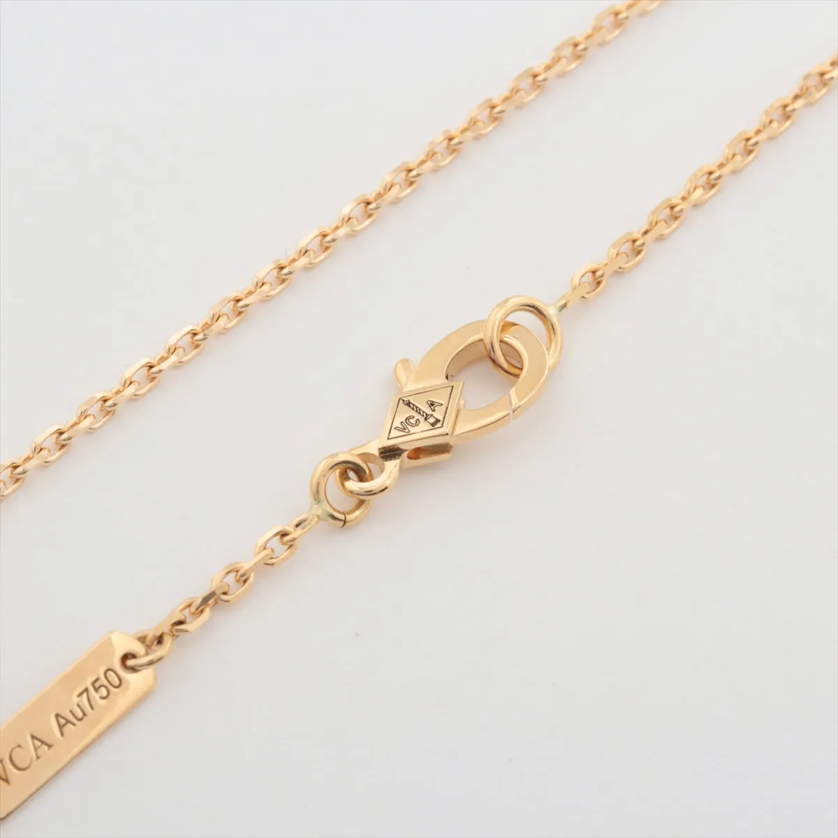 Van Cleef & Arpels Vintage Alhambra Onyx Necklace
