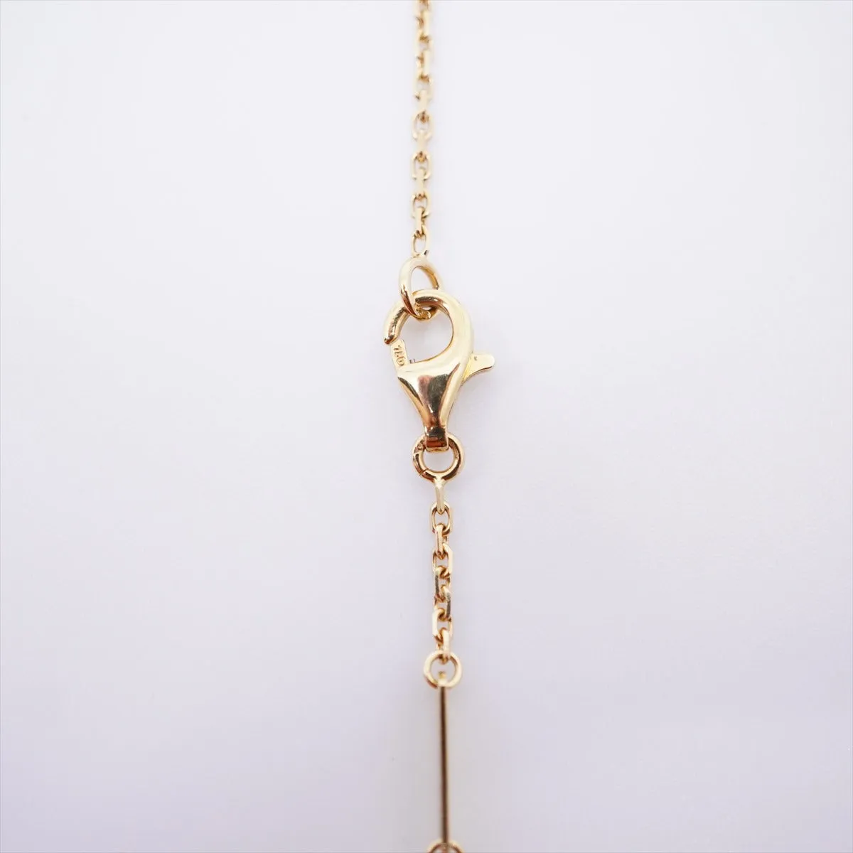 Van Cleef & Arpels Vintage Alhambra Onyx Necklace
