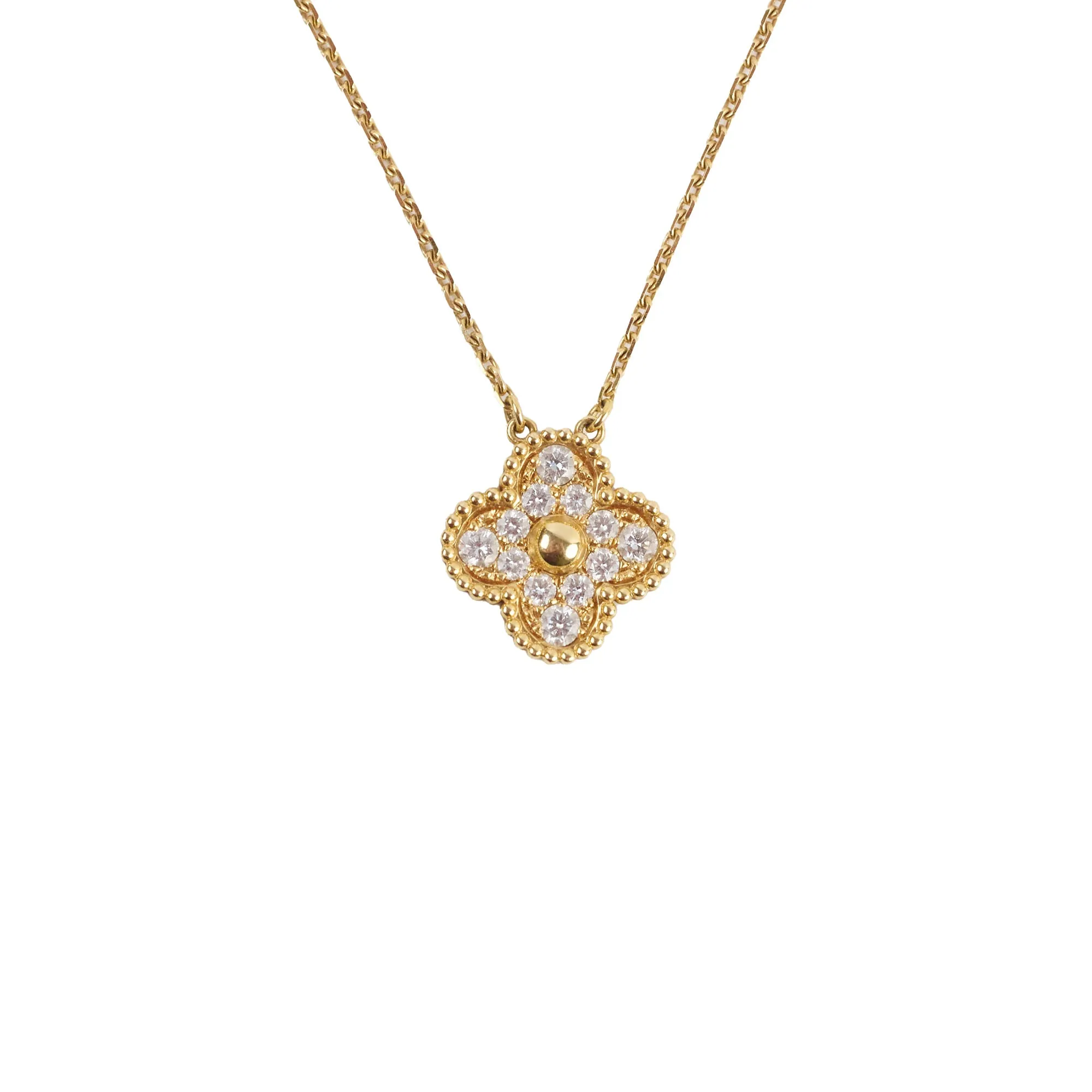 Van Cleef & Arpels Vintage Alhambra Pendent Necklace