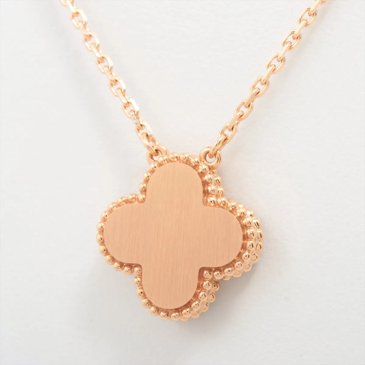 Van Cleef & Arpels Vintage Alhambra Rhodonite diamond Necklace 2021