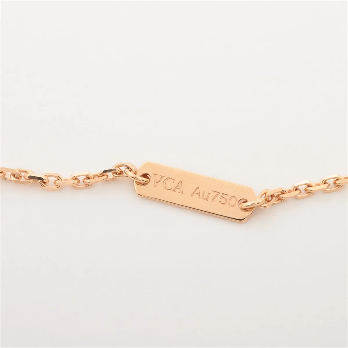 Van Cleef & Arpels Vintage Alhambra Rhodonite diamond Necklace 2021