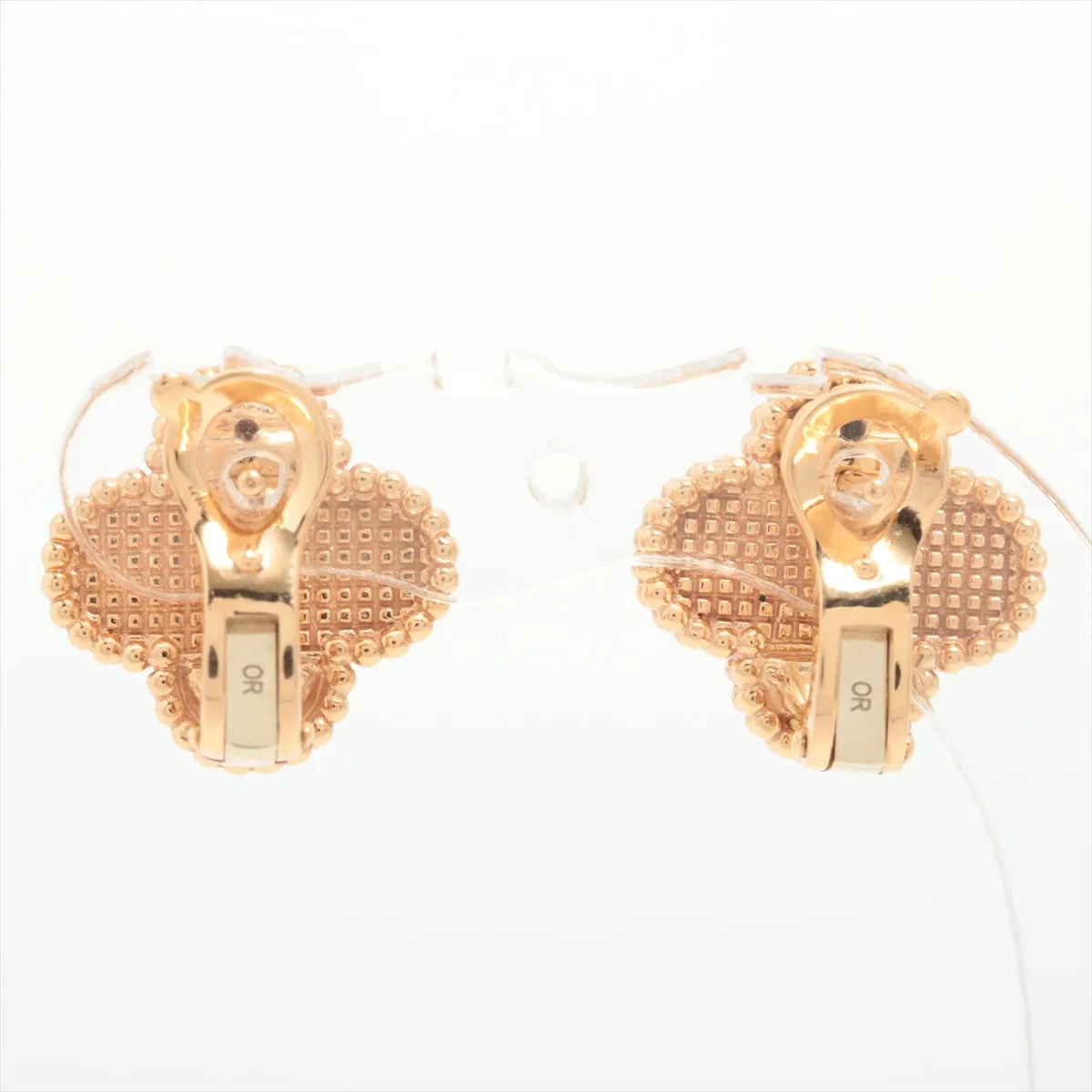 Van Cleef & Arpels Vintage Alhambra Rose Gold Earrings on hold ET