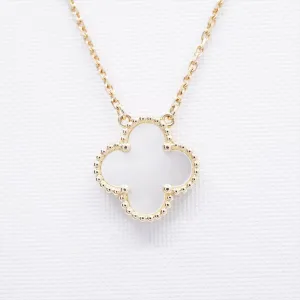 Van Cleef & Arpels Vintage Alhambra White Mother of Pearl MOP Necklace