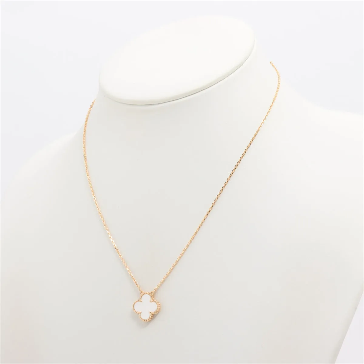 Van Cleef & Arpels Vintage Alhambra white mother of pearl Necklace 2023