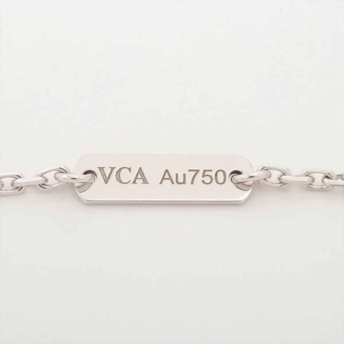Van Cleef & Arpels white gold Vintage Alhambra White Mother Of Pearl Necklace 2021
