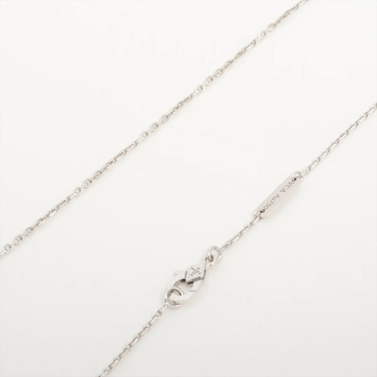 Van Cleef & Arpels white gold Vintage Alhambra White Mother Of Pearl Necklace 2021