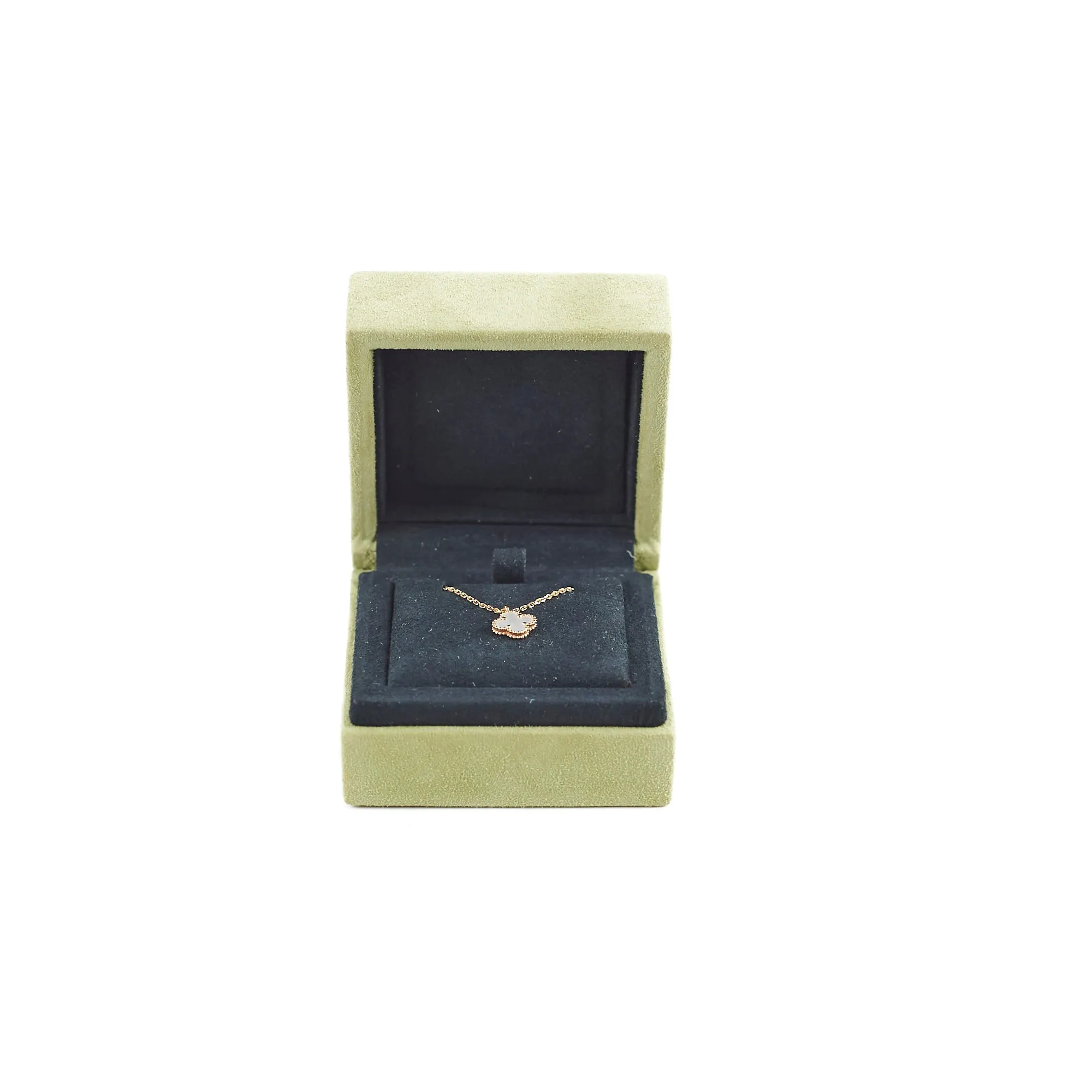 Van Cleef and Arpels Sweet Alhambra Mother of Pearl MOP Necklace