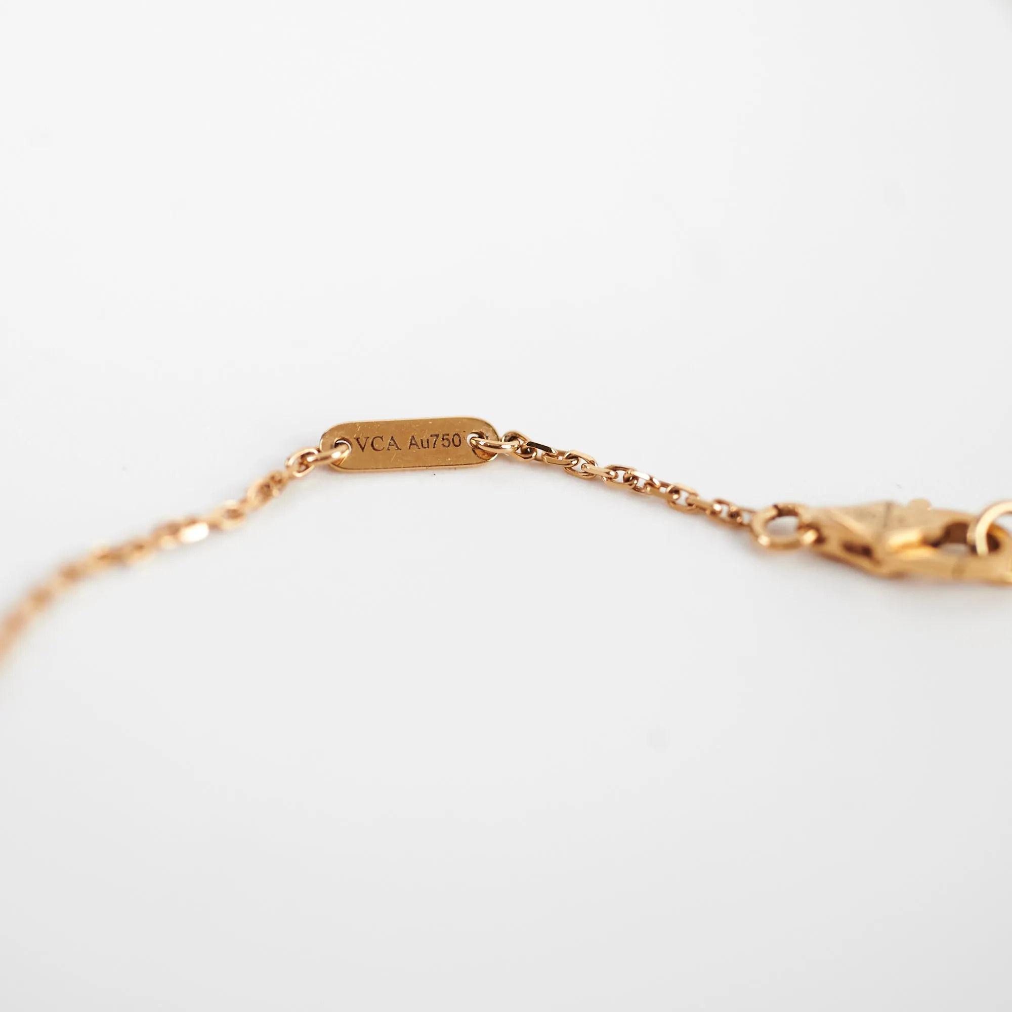 Van Cleef and Arpels Sweet Alhambra Mother of Pearl MOP Necklace