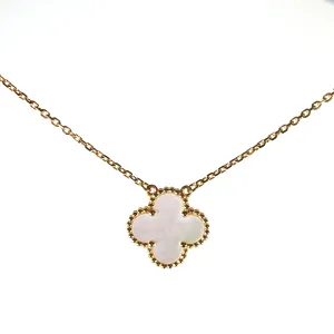Van Cleef and Arpels VCA Vintage Alhambra Mother of Pearl MOP Necklace