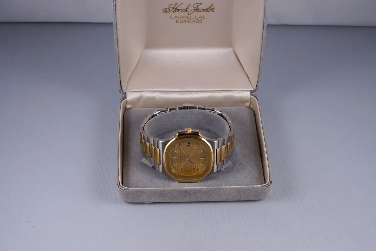 Vintage Patek Philippe Two Tone Nautilus 3800