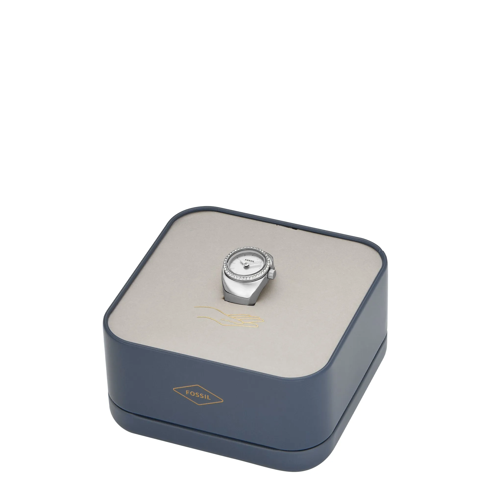 Watch Ring Two-Hand Stainless Steel