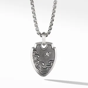 Waves Shield Pendant