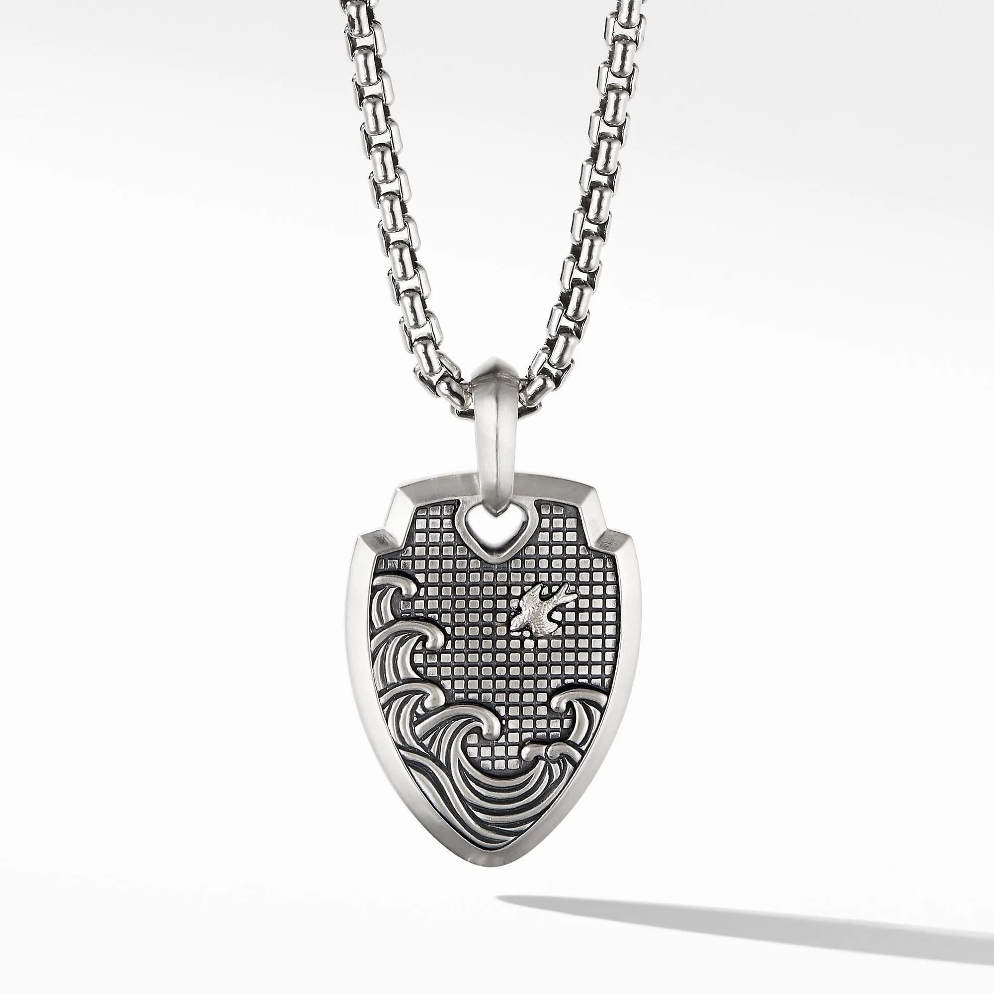 Waves Shield Pendant