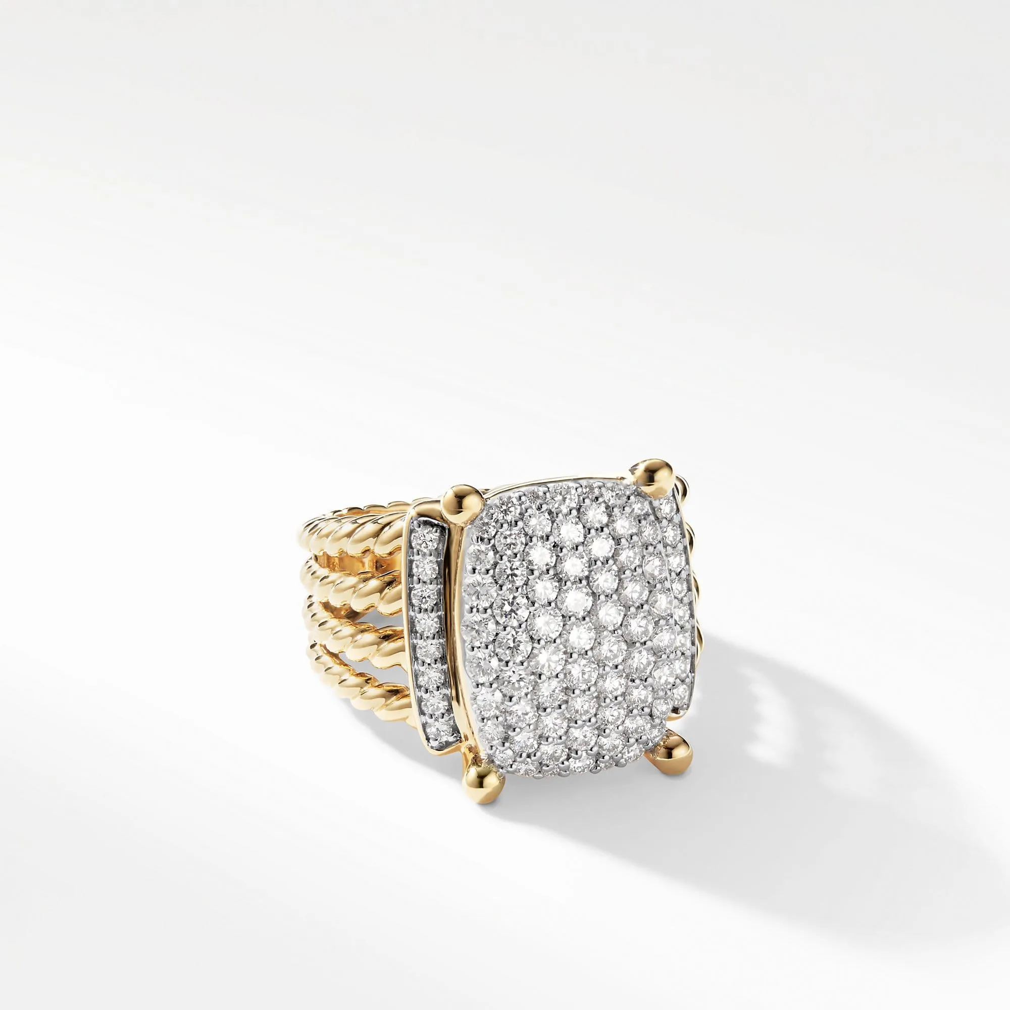 Wheaton Ring with Diamonds in Gold