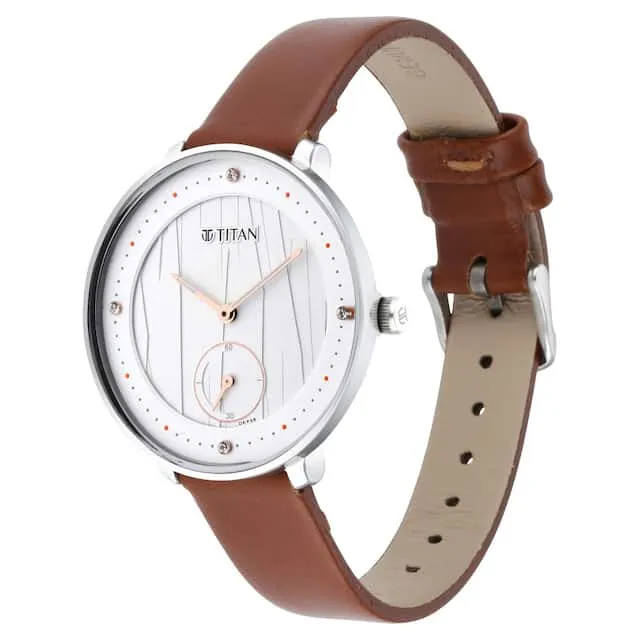 Workwear Women Silver & White Dial