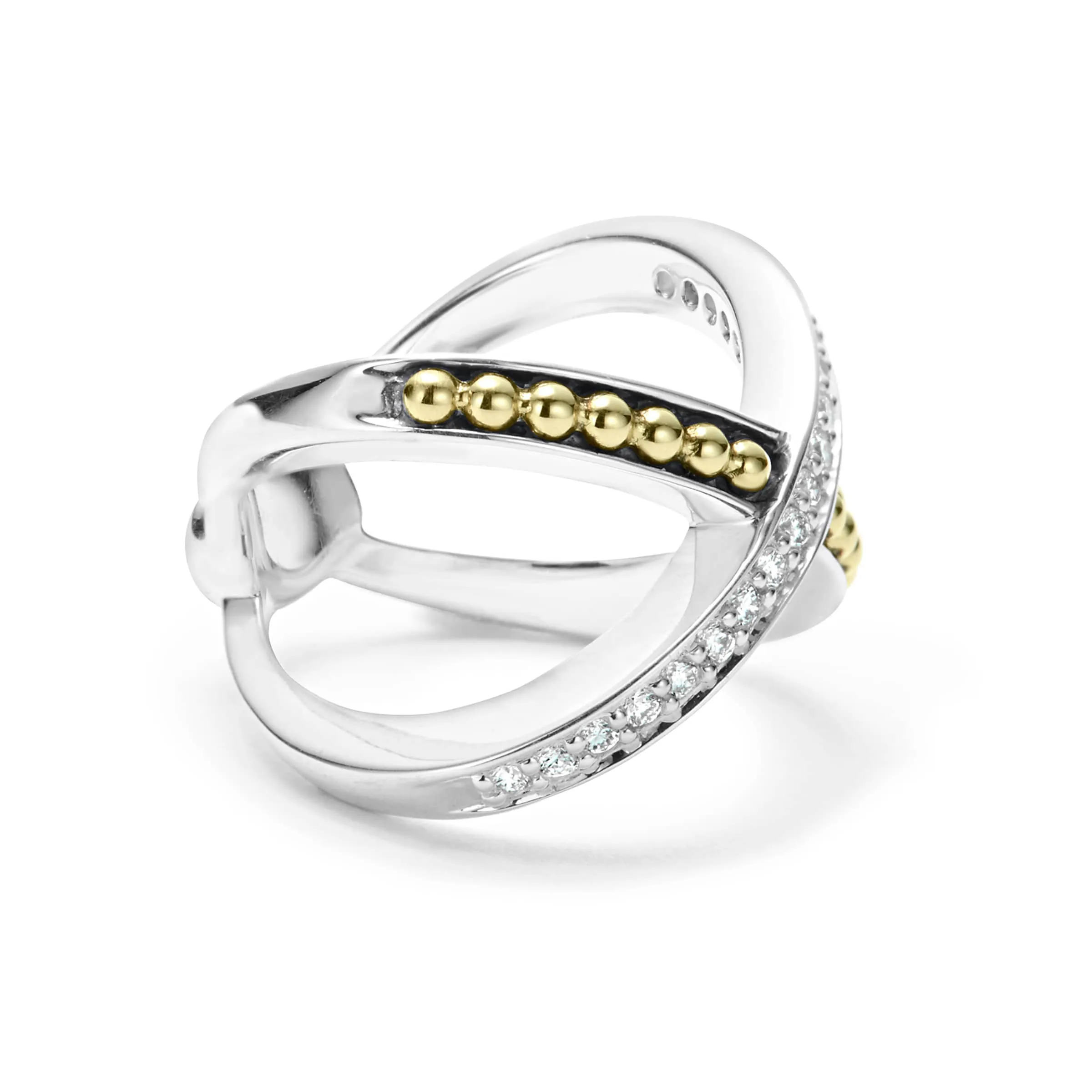 X Diamond Ring (Size 7)
