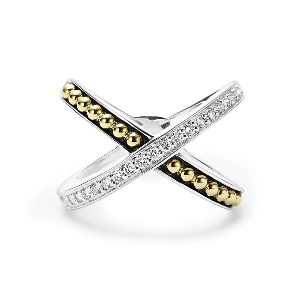 X Diamond Ring (Size 7)