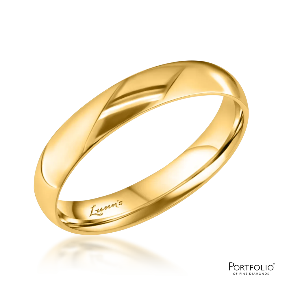 Yellow Gold 5mm Medium Court Wedding Ring