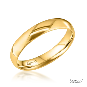 Yellow Gold 5mm Medium Court Wedding Ring