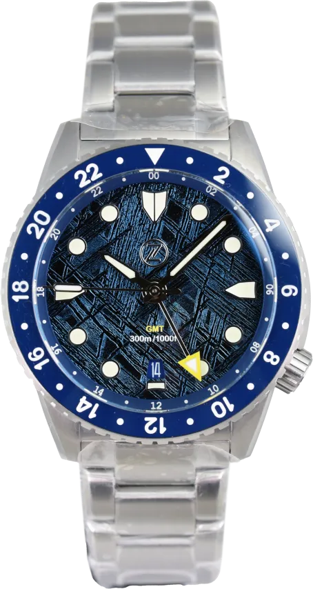 Zelos Mako GMT Blue Meteorite (Pre-owned)