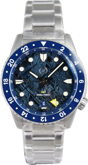 Zelos Mako GMT Blue Meteorite (Pre-owned)