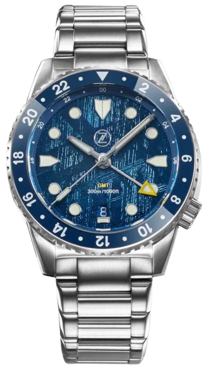 Zelos Mako GMT Blue Meteorite
