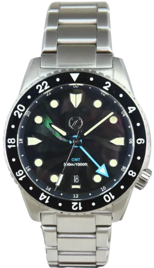 Zelos Mako GMT Mosaic MOP (Pre-owned)
