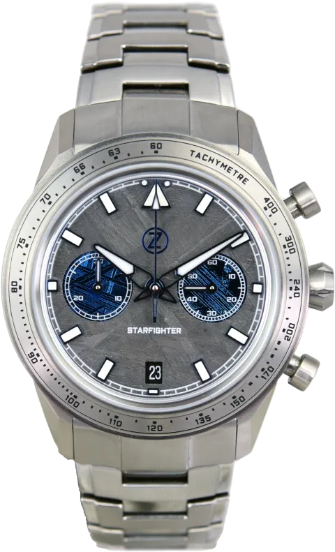 Zelos Starfighter Chronograph Meteorite (Pre-owned)