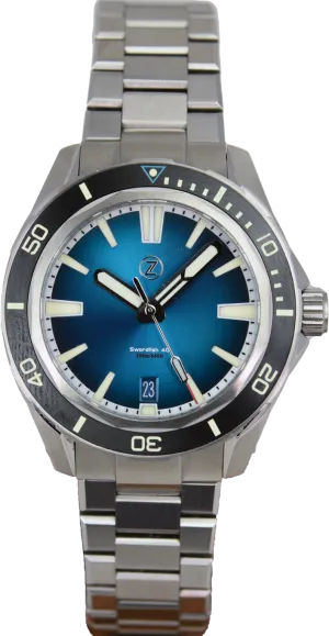 Zelos Swordfish 40mm Teal (Pre-owned)