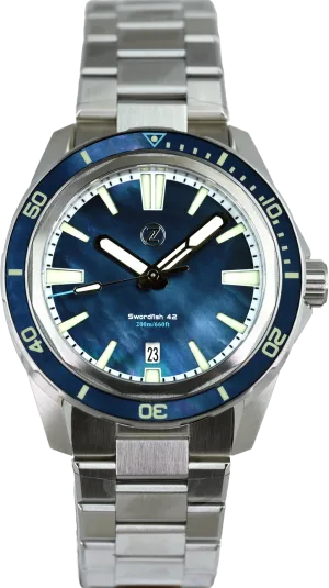 Zelos Swordfish 42mm MOP (Pre-owned)