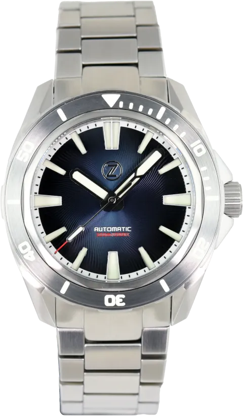 Zelos Swordfish Steel Helical Blue NH35 (Pre-owned)