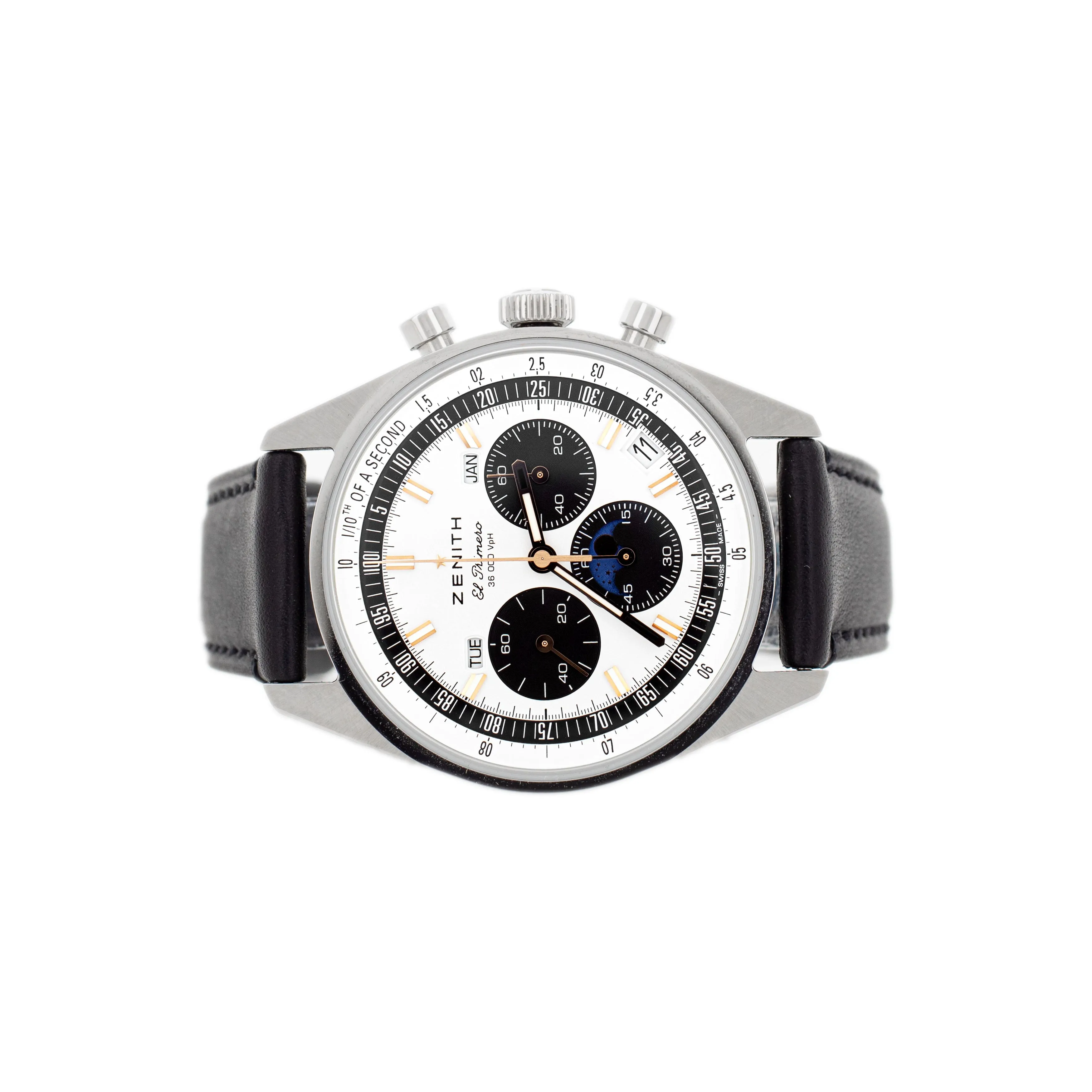 Zenith Chronomaster Original Triple Calendar 38mm 03.3400.3610/38.c911 Full Set