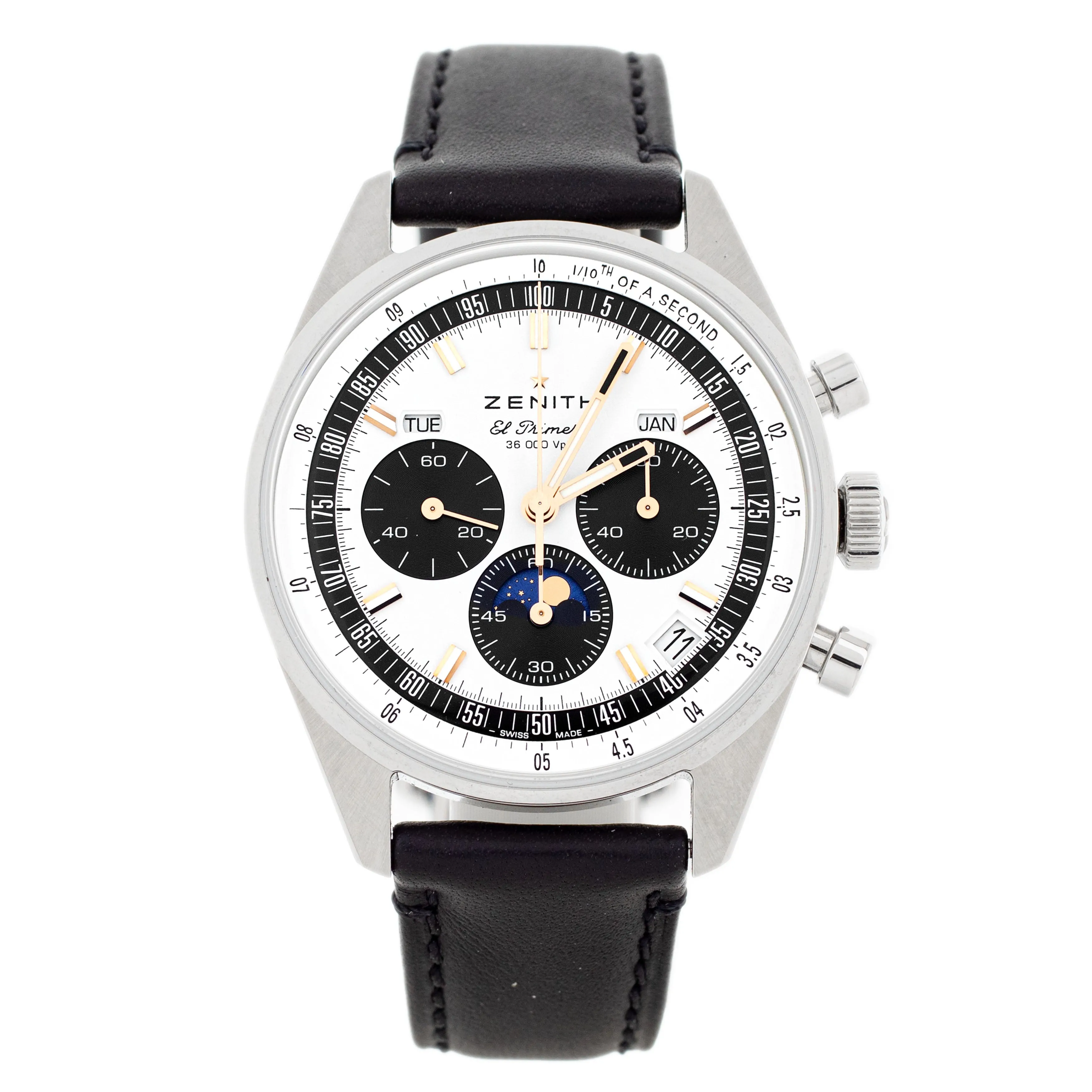 Zenith Chronomaster Original Triple Calendar 38mm 03.3400.3610/38.c911 Full Set