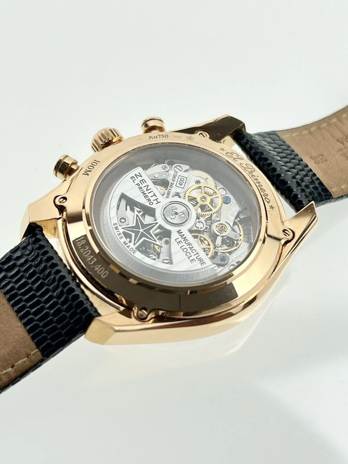 Zenith El Primero Chronomaster 18k Rose Gold Automatic 42mm 18.2043.400